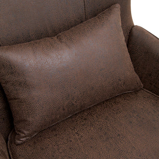 Leisure Chair With Curved Backrest