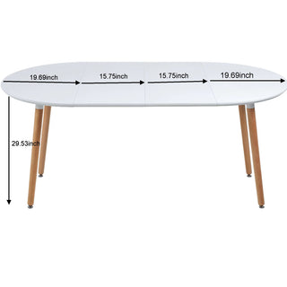 Extensible Table, Dining Table, Office Table, Coffee Table Metal Leg