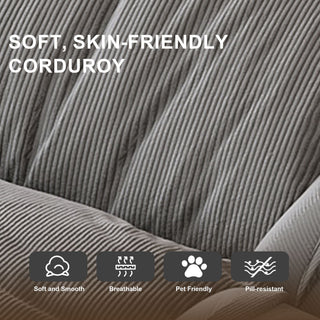 Upholstered Foldable Lazy Sofa Bed For Adults And Pets