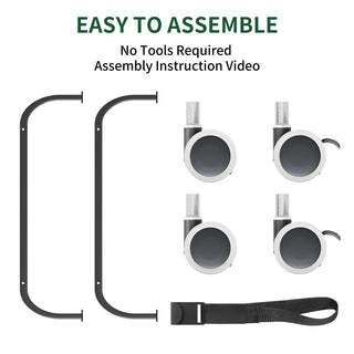 Twin Folding Bed With Memory Foam Mattress Portable Rollaway Bed Sturdy Metal Frame - Brushed Nickel