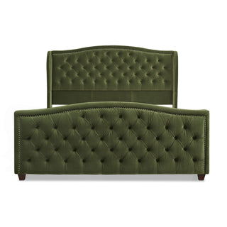 Marcella - Upholstered Shelter Headboard Bed Set