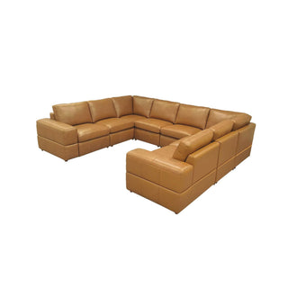 Modern Sectional Sofa With Large Square Arms