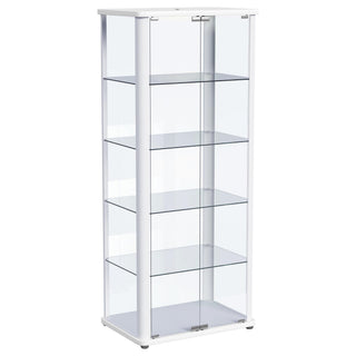 Nevra - 4 Shelf Display LED Curio Cabinet