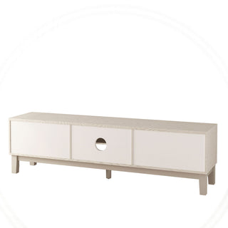 Media Console With 4 Drawers And Cable Management