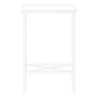 Accent Side Table, Narrow, Small, 2 Tier, Contemporary & Modern