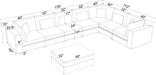 Upholstered Modular Sectional & Custom Configuration