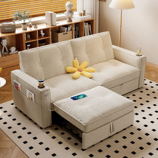 2 In 1 Convertible Sofa Bed For Living Rooms