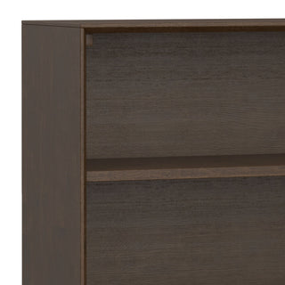 Banting - Low Wide Bookcase - Walnut Brown