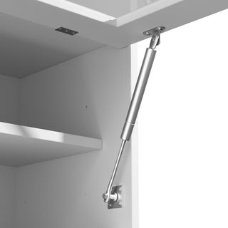 Pantry Cabinet With Hydraulic Flip Top And USB Charging Port