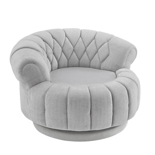 Round Swivel Accent Chair With Rotation
