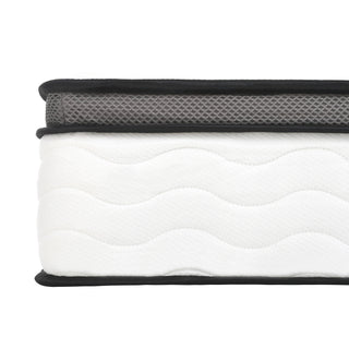 12" Hybrid Mattress With Pocket Coils And Memory Foam, Medium Firm
