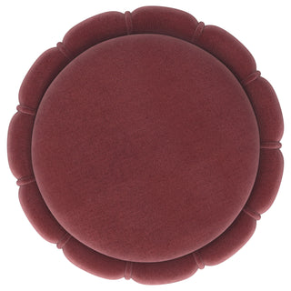 Inez - Round Upholstered Ottoman