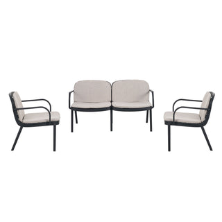 Luna - Outdoor Patio 3 Pieces Chat Set