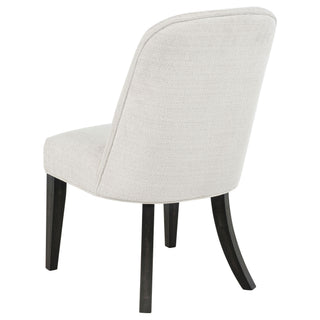 Bangor - Upholstered Dining Side Chair (Set of 2) - Black / Cream