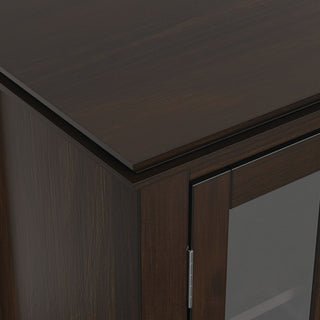 Artisan - Tall TV Media Stand - Dark Chestnut Brown