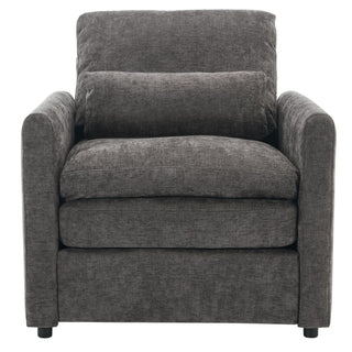 Cozy Upholstered Cushion Armchair For Living Room