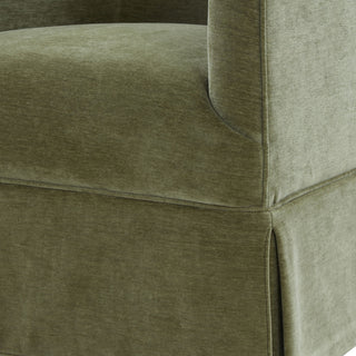 Elm - Skirted Swivel Chair