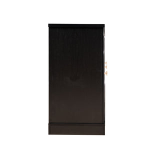 Modern Arched Glass Sideboard With 6 Doors, Buffet Cabinet With Storage And Adjustable Shelves