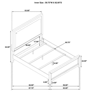 Inverness - Panel Bed With Padded Headboard