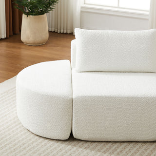V - Shaped Modular Sofa Set With 3 Pillow
