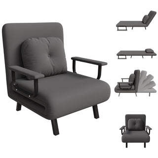 5 In 1 Folding Sofa Bed With 5 Position Adjustable Backrest