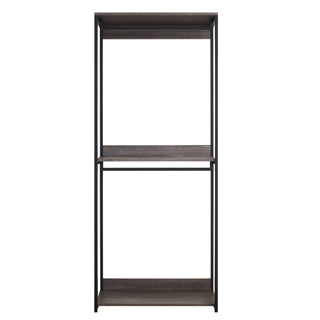 Monica - Walk-In Closet System With Modular Design - Rustic