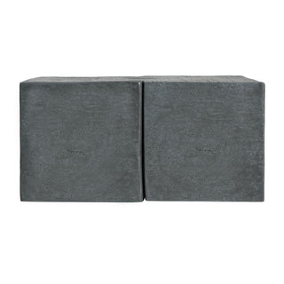 Rectangular Outdoor Indoor Accent Side Table (Set of 2)
