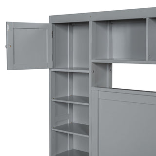 Bed With All In One Cabinet, Shelf And Sockets