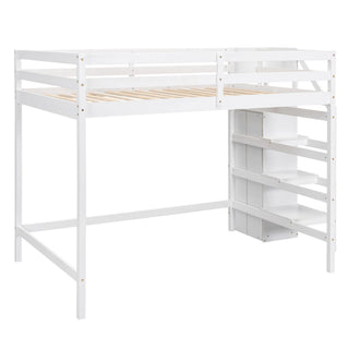 Loft Bed With Built In Storage Wardrobe And Staircase