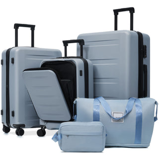 Hardside Luggage Set 5 Piece With Front Opening