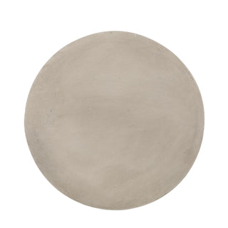 Outdoor Hourglass Shaped Side Table - Light Gray