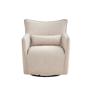 Ayla - Swivel Accent Chair With Matching Lumbar Pillow