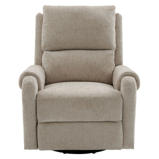 Manual Recliner Massage Chair With Swivel Rocker, 8 Massage Modes, Side Storage Pocket