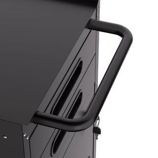 Rolling Tool Cabinet Heavy Duty Garage Storage With Lockable Doors & Drawers