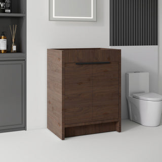 Freestanding Bathroom Vanity Cabinet With Soft Close Doors, Cabinet Only