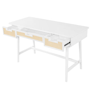 Writing Desk With 3 Drawers For Living Room