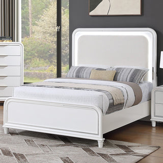 Bedroom Sets With LED Lights And Panel Headboard