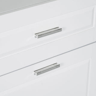 Tall Bathroom Cabinet With Tilt-Out Laundry Basket And Upper Storage