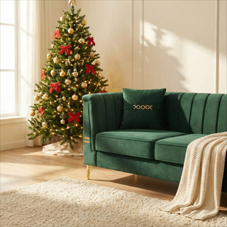 Upholstered 3 Seater Sofas Living Room Furniture (Set of 2)