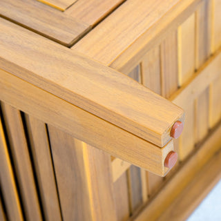 Whitney - Acacia Wood Cabinet For Indoor And Outdoor Storage - Teak