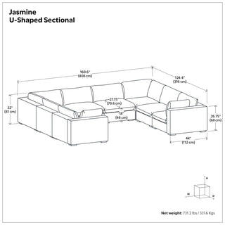 Jasmine - Handcrafted Sectional Sofa