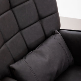 Modern Accent Arm Chair High Back With Metal Legs And Soft Padded
