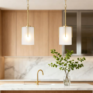 Adjustable Cylindrical Pendant Light