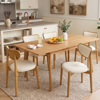 Upholstered Dining Chairs With Dual Post Back Support For Dining Room (Set of 2)
