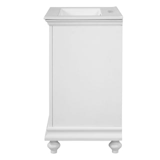 Modern Bathroom Vanity With Tip-Out Drawer And Soft-Close Hinges