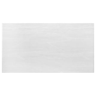 Allessandra - Rectangular U-Shaped Base Dining Table - White / Silver