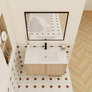 Floating Bathroom Vanity With Sink Combo