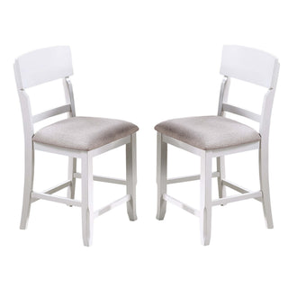 Contemporary Counter Height Dining Set With Built In Lazy Susan