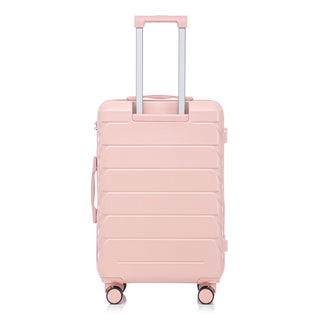 Hard Shell Luggage With Scratch Resistant Surface, 4 Wheels, Combination Lock & Side Hooks