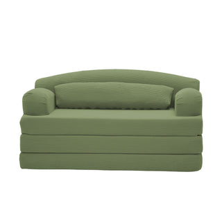 2 Seater Sofa Bed, Compact Foldable Floor Couch